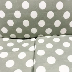 Lenzuola Flanella Moon pois verde singolo