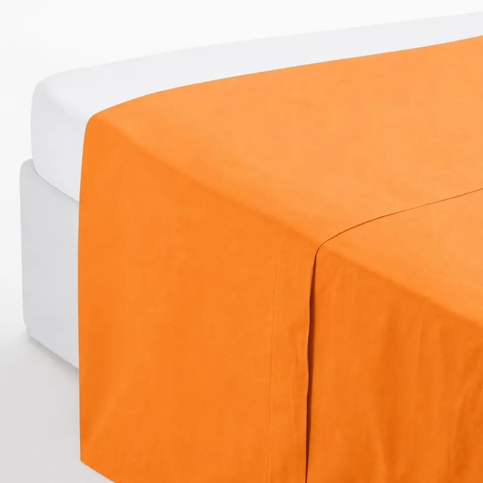 Lenzuolo sopra Joli Arancio Matrimoniale