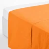Lenzuolo sopra Joli Arancio Matrimoniale King size