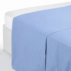 Lenzuolo sopra Joli Azzurro Matrimoniale King size