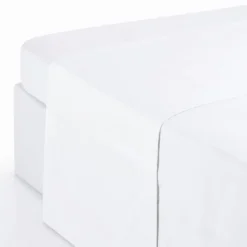 Lenzuolo sopra Joli Bianco Matrimoniale King size