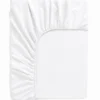 Lenzuolo sotto con angoli elastici Bianco Matrimoniale King size