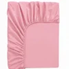 Lenzuolo sotto con angoli elastici da lettino Rosa