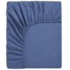 Lenzuolo sotto con angoli Jersey Blu Piazza e mezzo