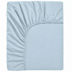 Lenzuolo sotto con angoli Jersey Azzurro Piazza e mezzo