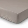 Lenzuolo sotto tutto elastico Percalle Tortora Singolo