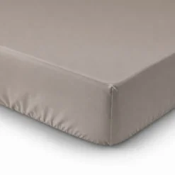 Lenzuolo sotto tutto elastico Percalle Tortora Matrimoniale