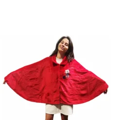Mantella - Poncho Orsetto nella calza ricamato