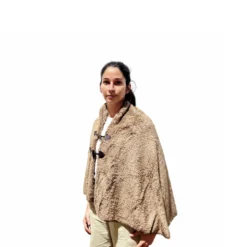 Mantella - Poncho Soffice Dody tortora