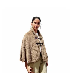 Mantella - Poncho Soffice Dody tortora