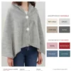 Mantella - Poncho Soffice Ottanio