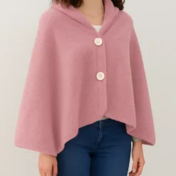 Mantella - Poncho Soffice Rosa