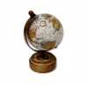 Mappamondo Bianco H 13 cm