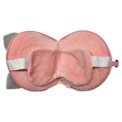 Maschera da viaggio con peluches 2 in 1 Micetto rosa