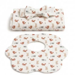 Mimì Baby Set Muslin Animali Selvatici