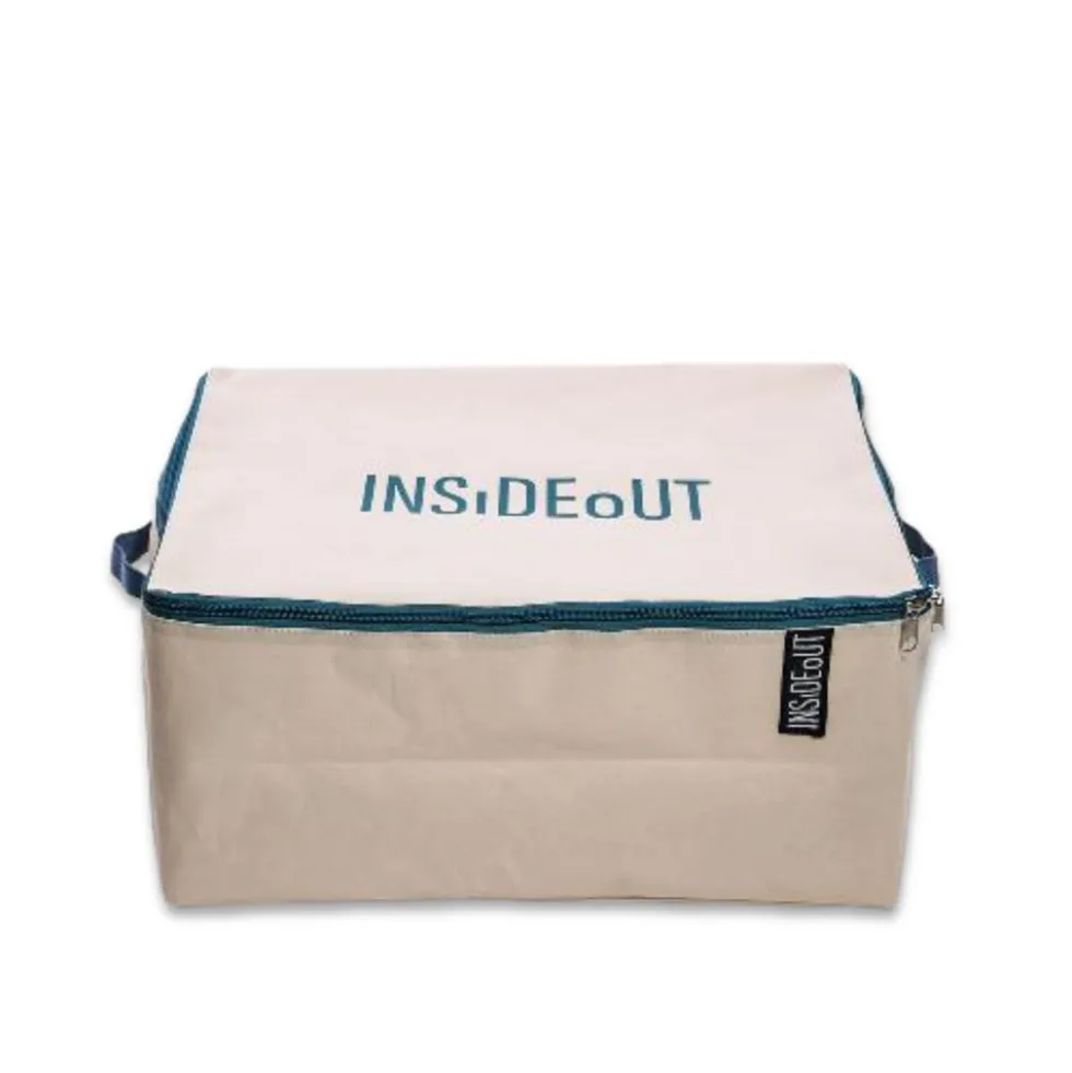Organizer scatola Cambiostagione InsideOut Panna 40 x 30 x 20
