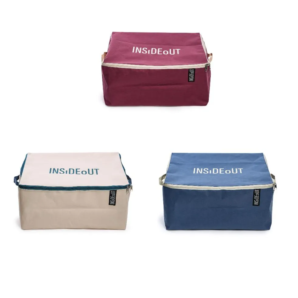 Organizer scatola Cambiostagione InsideOut Panna 40 x 30 x 20