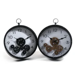 Orologio da parete industriale bronzo