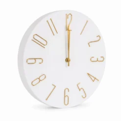 Orologio da parete Nasvin Bianco D. 30 cm