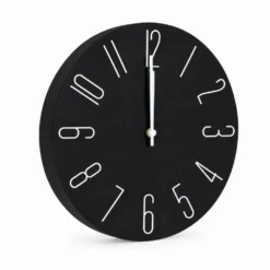 Orologio da parete Nasvin Nero D. 30 cm
