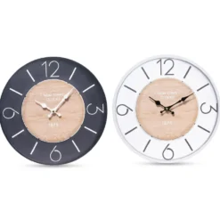 Orologio da parete Nero D. 33 cm