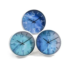 Orologio da parete onde blu