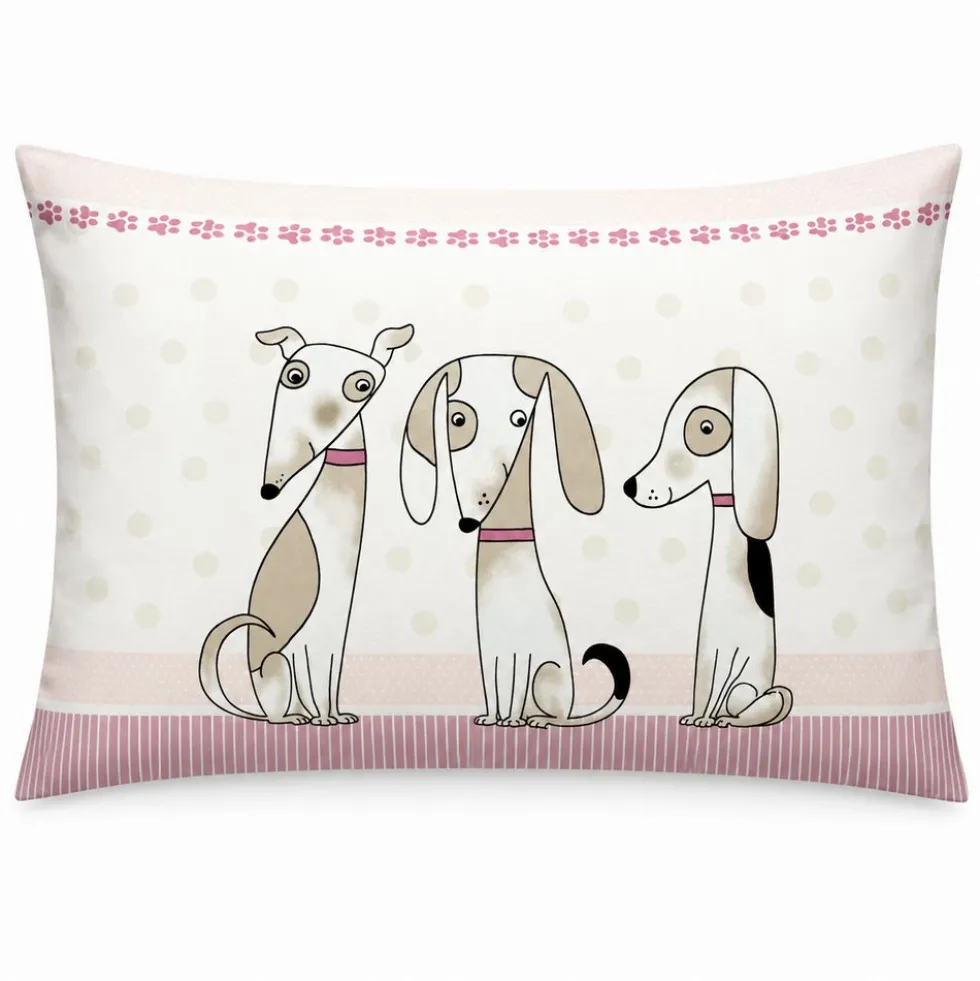 Parure copripiumino Cagnolini rosa matrimoniale