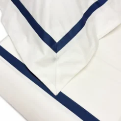 Parure Copripiumino CREOLE Corsica Panna/Avio Matrimoniale