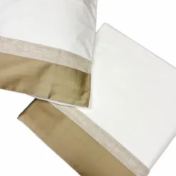 Parure Copripiumino CREOLE Gea Bianco/Sabbia Matrimoniale