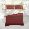 Parure copripiumino Percallino Listra Bordeaux singolo