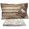 Parure copripiumino Shabby Love Tortora singolo
