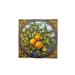 Piastrella sottobicchiere Arance 10 x 10