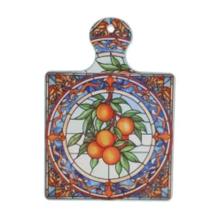 Piastrella sottopentola in Ceramica Decorata Maiolica Agrumi