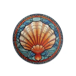 Piastrella sottopentola Mosaico conchiglia diam. 15