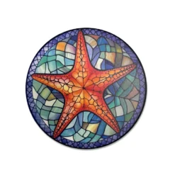 Piastrella sottopentola Mosaico stella marina diam. 20