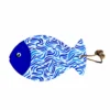 Piastrella sottopentola Pesce a ondine blu