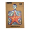 Piastrella sottopentola vassoio mosaico stella marina Cm 18 x 24