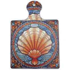 Piastrella sottopentola vassoio Mosaico conchiglia Cm 18 x 24