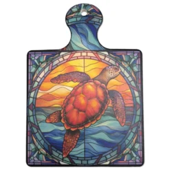 Piastrella sottopentola vassoio Mosaico tartaruga Cm 18 x 24