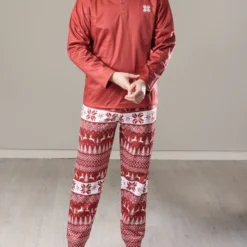 Pigiama Uomo Montreal CERVI ROSSI Dis. 4