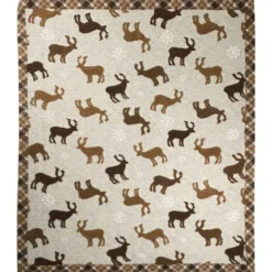 Plaid CREOLE in Lana Cotta Alce 150 x 180