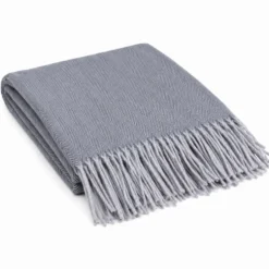Plaid Gemma Super Soft Grigio 130 x 160