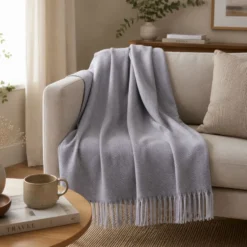 Plaid Gemma Super Soft Grigio 130 x 160