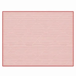 Plaid Imbottito double face stampato Jaipur Fiori Rossi Gialli 130x170