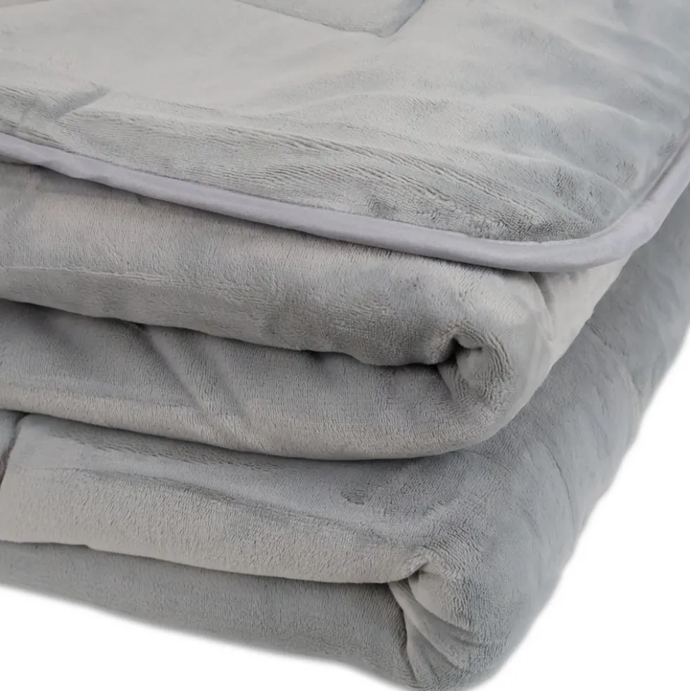 Plaid Imbottito Sensitive Grigio 140 x 180