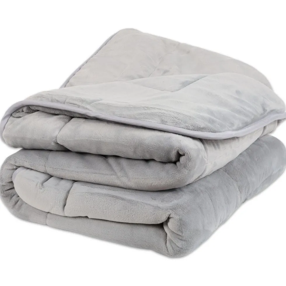 Plaid Imbottito Sensitive Grigio 140 x 180