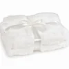 Plaid Luxury pelliccia ecologica Bianco 130 x 160