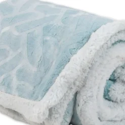 Plaid Sherpa Aspen Azzurro Cielo
