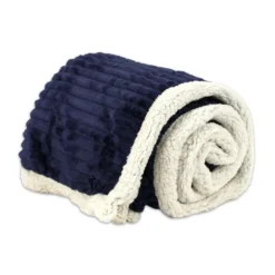 Plaid Sherpa Aspen Blu Oltremare