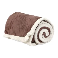 Plaid Sherpa Aspen Chicco di Riso Tortora